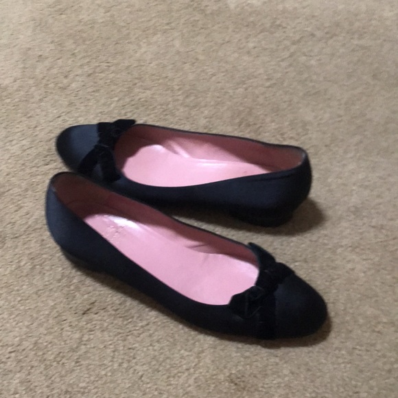 ⚡️FINAL PRICE⚡️ Moschino Cheap and Chic Vintage Black Satin Bow Ballet Flats - Picture 8 of 15